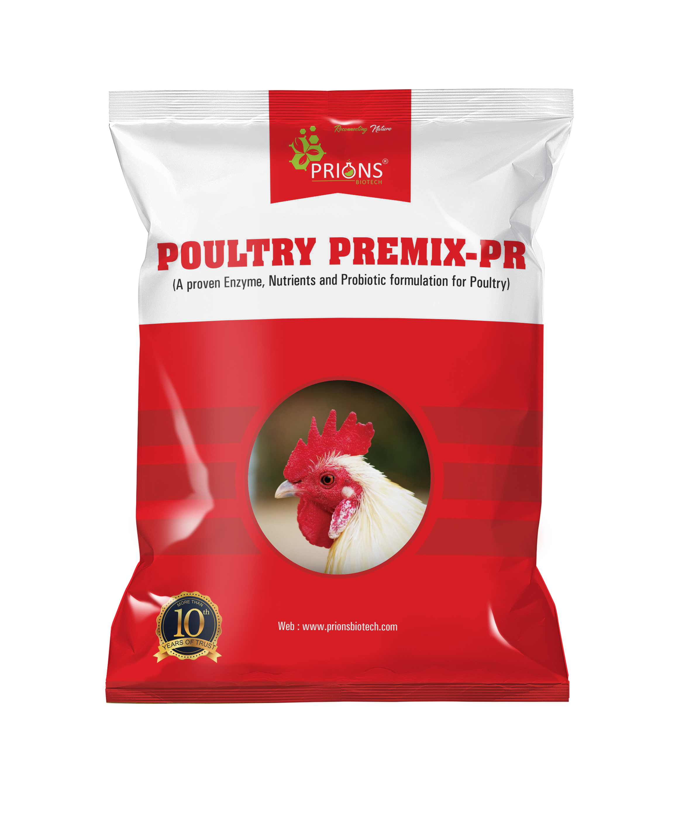 Enzyme, Nutrients, and Probiotic Formulation for Poultry - POULTRY PREMIX-PR